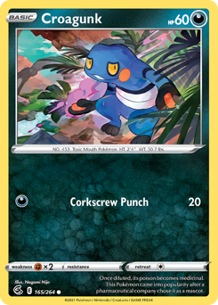 Croagunk z edície Fusion Strike, karta č.165