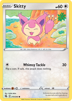 Skitty z edície Fusion Strike, karta č.210