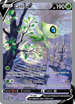 Celebi V z edície Fusion Strike, karta č.245