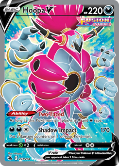 Hoopa V z edície Fusion Strike, karta č.253