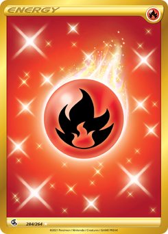 Fire Energy z edície Fusion Strike, karta č.284