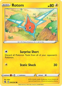Rotom z edície Fusion Strike, karta č.94