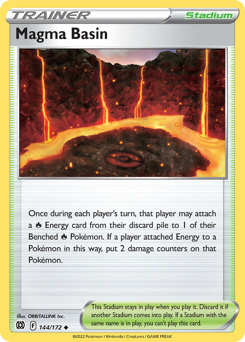 Magma Basin z edície Brilliant Stars, karta č.144