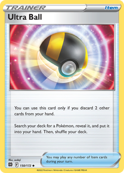 Ultra Ball z edície Brilliant Stars, karta č.150