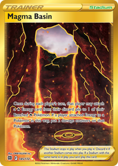 Magma Basin z edície Brilliant Stars, karta č.185