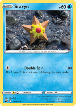 Staryu z edície Brilliant Stars, karta č.30