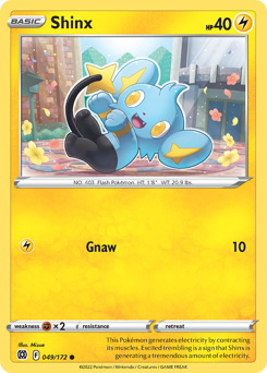 Shinx z edície Brilliant Stars, karta č.49