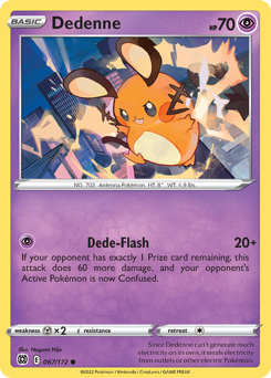Dedenne z edície Brilliant Stars, karta č.67