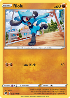 Riolu z edície Brilliant Stars, karta č.78