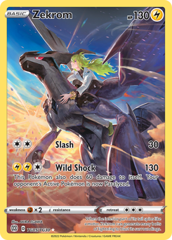 Zekrom z edície Brilliant Stars Trainer Gallery, karta č.TG05
