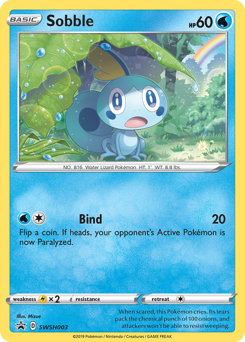Sobble z edície SWSH Black Star Promos, karta č.SWSH003