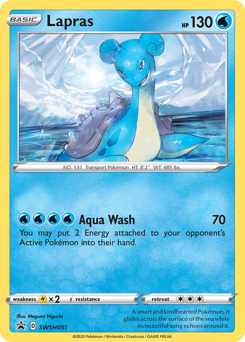 Lapras z edície SWSH Black Star Promos, karta č.SWSH051