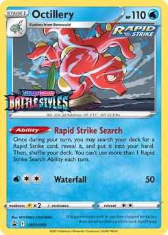 Octillery z edície SWSH Black Star Promos, karta č.SWSH089