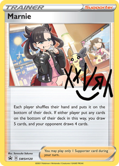 Marnie z edície SWSH Black Star Promos, karta č.SWSH120