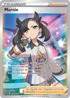 Marnie z edície SWSH Black Star Promos, karta č.SWSH121