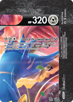 Zacian V-UNION z edície SWSH Black Star Promos, karta č.SWSH164