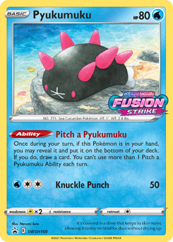 Pyukumuku z edície SWSH Black Star Promos, karta č.SWSH169