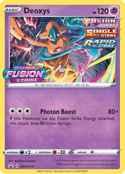 Deoxys z edície SWSH Black Star Promos, karta č.SWSH170