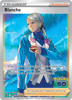 Blanche z edície SWSH Black Star Promos, karta č.SWSH227