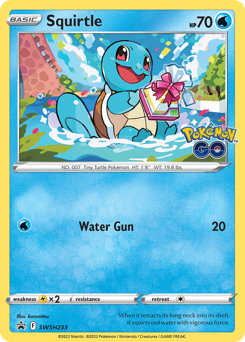 Squirtle z edície SWSH Black Star Promos, karta č.SWSH233