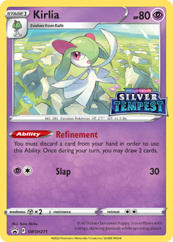 Kirlia z edície SWSH Black Star Promos, karta č.SWSH271