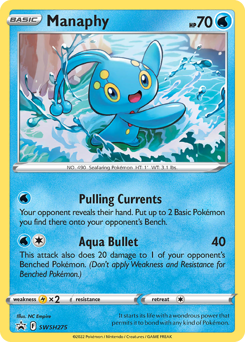 Manaphy z edície SWSH Black Star Promos, karta č.SWSH275