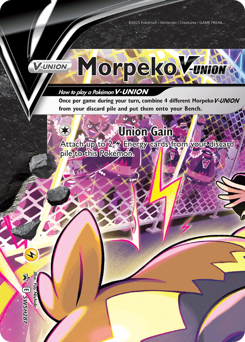 Morpeko V-UNION z edície SWSH Black Star Promos, karta č.SWSH287