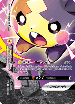 Morpeko V-UNION z edície SWSH Black Star Promos, karta č.SWSH289
