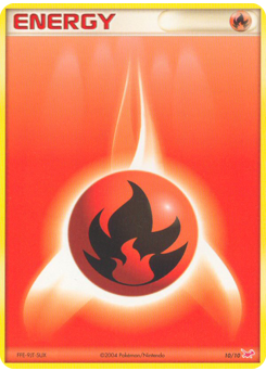 Fire Energy z edície EX Trainer Kit Latias, karta č.10