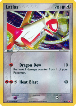Latias z edície EX Trainer Kit Latias, karta č.4