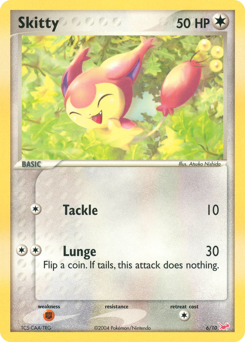 Skitty z edície EX Trainer Kit Latias, karta č.6