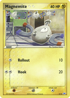 Magnemite z edície EX Trainer Kit Latios, karta č.4