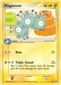Magneton z edície EX Trainer Kit Latios, karta č.5