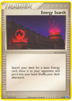 Energy Search z edície EX Trainer Kit Latios, karta č.9