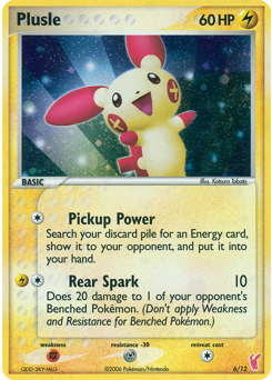 Plusle z edície EX Trainer Kit 2 Plusle, karta č.6