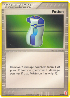 Potion z edície EX Trainer Kit 2 Plusle, karta č.9