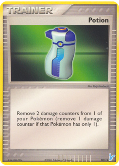 Potion z edície EX Trainer Kit 2 Minun, karta č.10