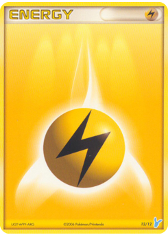 Lightning Energy z edície EX Trainer Kit 2 Minun, karta č.12