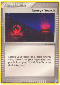 Energy Search z edície EX Trainer Kit 2 Minun, karta č.9