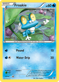 Froakie z edície Kalos Starter Set, karta č.12