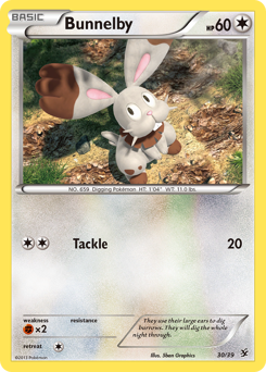 Bunnelby z edície Kalos Starter Set, karta č.30