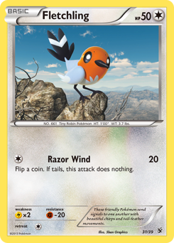 Fletchling z edície Kalos Starter Set, karta č.31