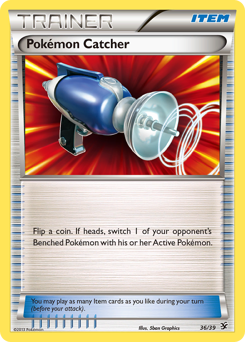 Pokémon Catcher z edície Kalos Starter Set, karta č.36