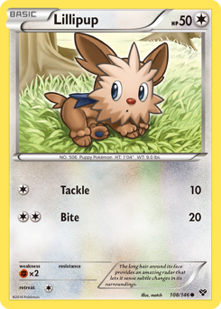 Lillipup z edície XY, karta č.108