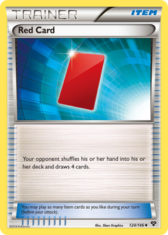 Red Card z edície XY, karta č.124