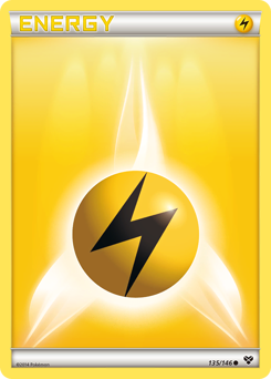 Lightning Energy z edície XY, karta č.135