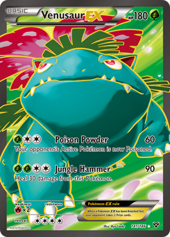 Venusaur-EX z edície XY, karta č.141