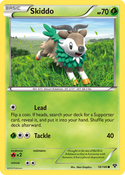 Skiddo z edície XY, karta č.18