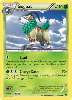 Gogoat z edície XY, karta č.19