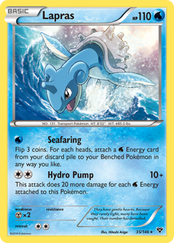 Lapras z edície XY, karta č.35
